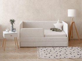 Диван-кровать Happy (айвори) в Тулинском - tulinskij.mebel-nsk.ru | фото