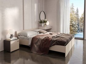 Кровать двухспальная 1,6м Гиза в Тулинском - tulinskij.mebel-nsk.ru | фото
