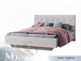 Кровать двуспальная 1,6м Кимберли КР-13 в Тулинском - tulinskij.mebel-nsk.ru | фото