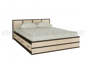 Кровать двуспальная Сакура 1,4 м в Тулинском - tulinskij.mebel-nsk.ru | фото