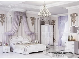 Модульная спальня «Филадельфия» в Тулинском - tulinskij.mebel-nsk.ru | фото