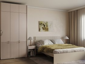 Модульная спальня Орма (МДФ) в Тулинском - tulinskij.mebel-nsk.ru | фото