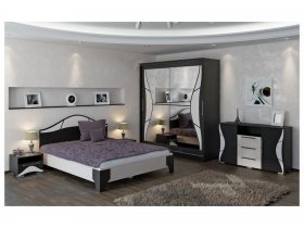 Модульная спальня Верона (Линаура) в Тулинском - tulinskij.mebel-nsk.ru | фото