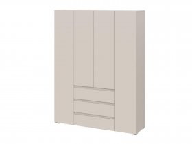 Шкаф четырехстворчатый с ящиками Люмо ШК-05 в Тулинском - tulinskij.mebel-nsk.ru | фото