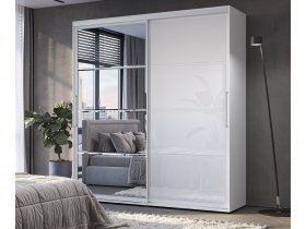 Шкаф-купе Крафт-6 2,0м (белый) в Тулинском - tulinskij.mebel-nsk.ru | фото