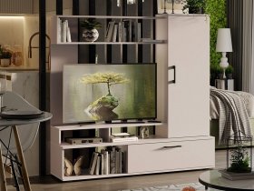 Стенка «Сиена» (кашемир) в Тулинском - tulinskij.mebel-nsk.ru | фото