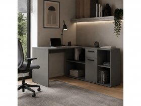 Стол письменный Лайт 03.245 (темно-серый) в Тулинском - tulinskij.mebel-nsk.ru | фото